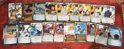 Naruto CCG Lot of 19 Cards NM/HP Conditions with Foils and Promo B2 - Image 1