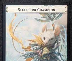 MTG Steelburr Champion- Signed Artist Proof -Bloomburrow Commander Magic Card - Image 3