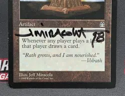 MTG Horn of Greed - Signed - Stronghold Magic the Gathering Card - Image 4