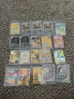 Pokemon TCG 20 Card Lot of Full Arts English Various Sets NM - Image 1