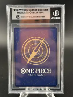 BGS 9 Monkey D. Luffy SEC Parallel OP10-118 One Piece Card Game Japanese - Image 2