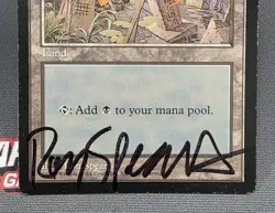 MTG Swamp (Blue) (Japan) - Signed -APAC Land Promo Magic the Gathering Card - Image 4