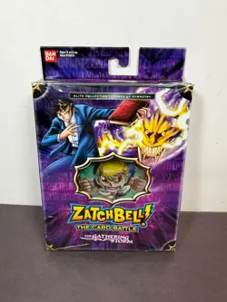 Zatch Bell Card Battle Gathering Storm LEAGUE OF SYMMETRY Set Deck TCG Purple - Image 1