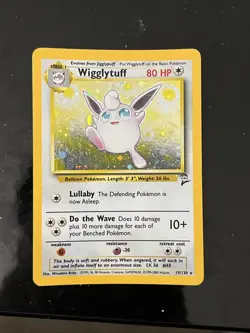 Wigglytuff 019/130 Base Set 2 Holo Pokemon TCG Trading Card - Image 1