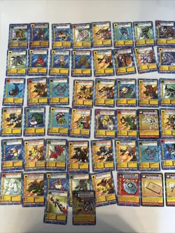 Digimon lot of 50 cards 1999 Puppetmon And More! - Image 1