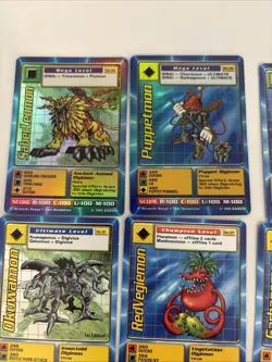 Digimon lot of 50 cards 1999 Puppetmon And More! - Image 2