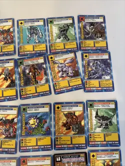 Digimon lot of 50 cards 1999 Puppetmon And More! - Image 5
