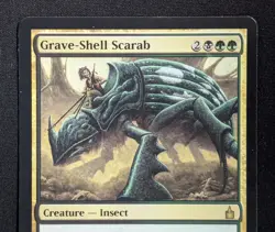 MTG Grave-Shell Scarab- Signed -Ravnica: City of Guilds Magic Card # 211 - Image 3