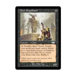 WOTC MtG Legions Dark Supplicant (U) (Foil) NM - Image 1
