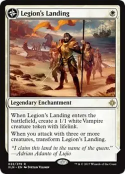 Magic The Gathering MTG LEGION'S LANDING // ADANTO, THE FIRST FORT Ixalan NM - Image 1