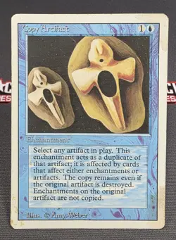 MTG Copy Artifact - DAMAGED - 3rd Edition/Revised Magic the Gathering Card - Image 1