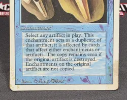MTG Copy Artifact - DAMAGED - 3rd Edition/Revised Magic the Gathering Card - Image 4