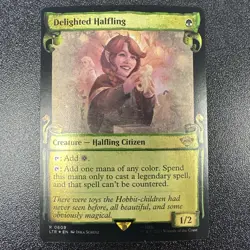 Delighted Halfling (Showcase Scrolls) FOIL Universes Beyond: LOTR NM JY - Image 1