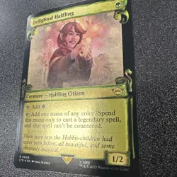 Delighted Halfling (Showcase Scrolls) FOIL Universes Beyond: LOTR NM JY - Image 2