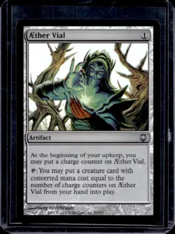 2004 Magic: The Gathering Darksteel AEther Vial Foil #91 - Image 1