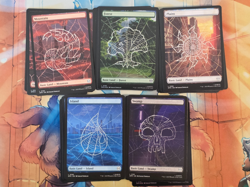 Lot of 58x Spider-man Full Art Basic LANDs - Foil/Reg - Magic the Gathering NM - Image 1