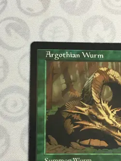D1212 MAGIC GATHERING URZA'S SAGA ARGOTHIAN WURM #236 MP R MTG - Image 3