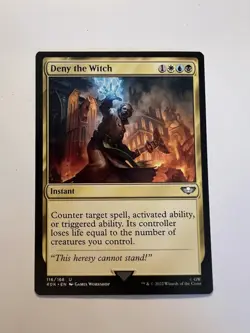 Deny the Witch - MTG Universes Beyond: Warhammer 40,000 - NM - Image 1