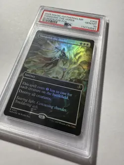 Vanquish the Horde (Borderless) Innistrad Remastered Foil PSA 10 GEM MINT - Image 4