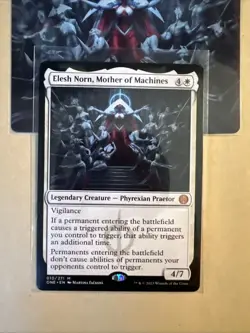 MTG Elesh Norn, Mother of Machines ONE 010 M NM Regular - Image 2
