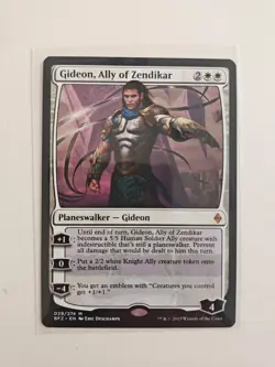 MTG Gideon, Ally of Zendikar Battle for Zendikar 029/274 Regular Mythic - Image 1