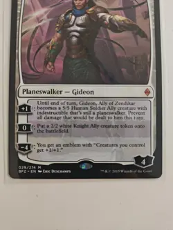 MTG Gideon, Ally of Zendikar Battle for Zendikar 029/274 Regular Mythic - Image 4
