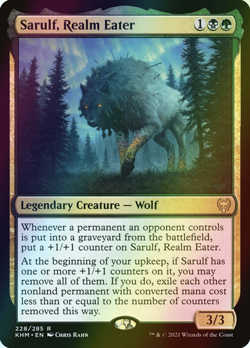 MTG Sarulf, Realm Eater Foil ** Kaldheim ** English - Image 1