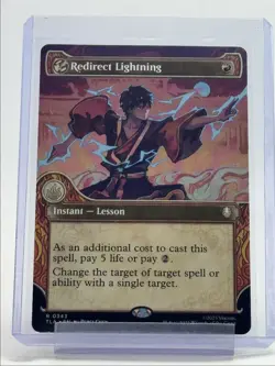 REDIRECT LIGHTNING 2025 MTG AVATAR THE LAST AIRBENDER RARE Q4324 - Image 1