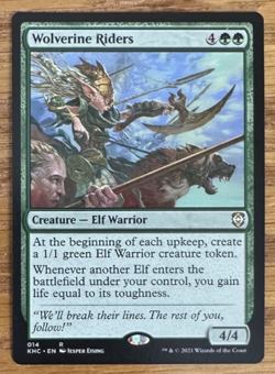 MTG Kaldheim Commander, Wolverine Riders - Image 1