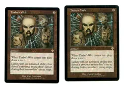 2x mtg Tsabo's Web Invasion Light Play English Magic the Gathering - Image 1