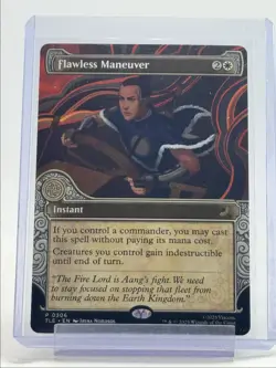 FLAWLESS MANEUVER 2025 MTG AVATAR THE LAST AIRBENDER RARE Q4324 - Image 1