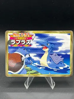Lapras VS Blastoise No. 131 Pokemon Tops Topsun Battle Card Japanese - Image 1