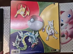 Vintage WOTC Pokemon Trading Card Game 3 Ring Binder Snorlax And Meowth - Image 2