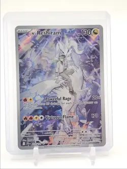 N'S RESHIRAM 2025 POKEMON JOURNEY TOGETHER ILLUSTRATION RARE 167/159 Q4920 - Image 1