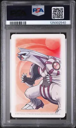 2007 POKEMON PEARL VERSION PLAYING CARDS KING OF SPADES INFERNAPE PSA 8 - Image 2