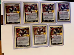 LOT OF 7! - Pokemon TCG Greninja Gold Star SWSH144 Celebration Promo - Image 1