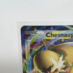 Pokemon Card Chesnaught EX XY18 Black Star Promo HOLO RARE - NM Card - Image 2