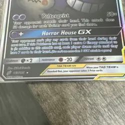 Pokemon Gengar & Mimikyu GX Full Art TAG TEAM Holo Ultra Rare 165/181 Sm-Team Up - Image 2
