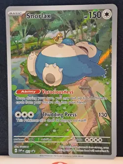 Pokemon Card Snorlax SVP EN 051 Scarlet & Violet 151 Black Star Promo NM - Image 2