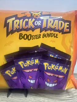 Nintendo Pokemon TCG BOOster Gengar Trick Or Trade Bundle 40 Packs 120 Cards New 820650850783 - Image 2