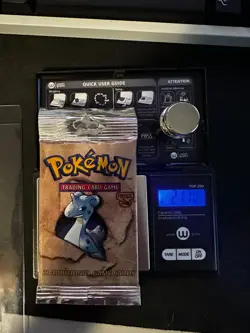 VERY HEAVY! 21.7g Wizards of The Coast Pokemon Fossil Booster Pack 742818061599 - Image 1