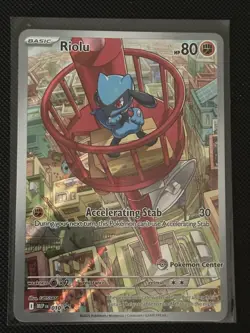 Riolu - 010 (Pokemon Center Exclusive) 010 Me: Mega Evolution Promo Holo - Image 1