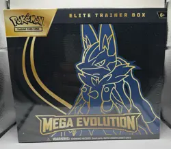 Pokemon TCG Pokemon Mega Evolution Lucario ETB Elite Trainer Box NEW - Image 1