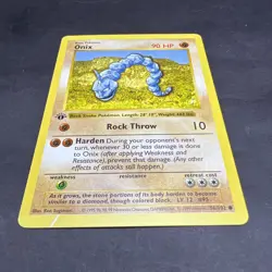 Pokemon 1st Edition Base Set Shadowless Onix 56/102 NS1 - Image 3