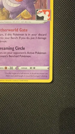 Gengar - 066/196 - Rare Lightly Played Pokemon Prize Pack Series - Image 4
