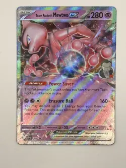 Team Rocket's Mewtwo ex SVP 205 - Pokemon Scarlet & Violet Black Star Promo NM - Image 1