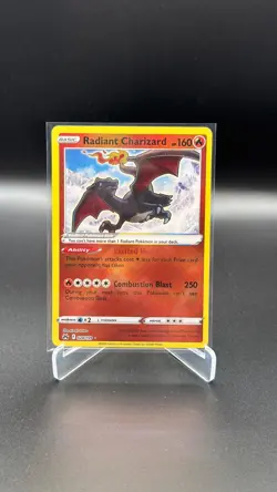 2023 Pokemon Crown Zenith Radiant Charizard #020/159 Holo Rare NM (OC Back) - Image 1