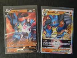 Lucario V 146/264 & Lucario VSTAR SWSH214 Sword & Shield Promo Pokemon TCG - Image 1