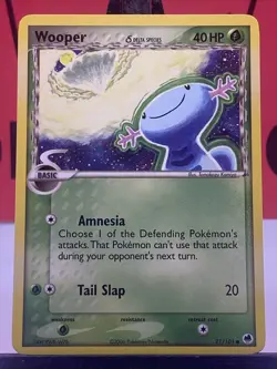 Wooper 71/101 Delta Species EX Dragon Frontiers Common Pokemon TCG 2006 VLP - Image 3