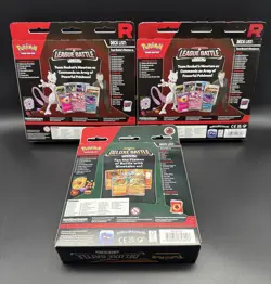 (2) Pokemon TCG Team Rocket's Mewtwo EX League Battle Deck + Ninetales EX Deluxe - Image 2